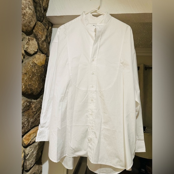 NWOT Frank & Eileen VICTORIA Italian Tuxedo Shirt. Size M. - Picture 6 of 16